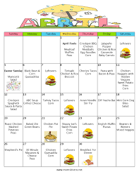 A Month Of Meals On A Budget April 2015 Meal Plan 30