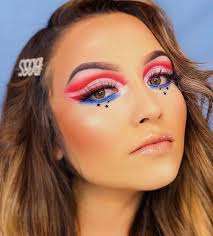cute makeup ideas for 4th july