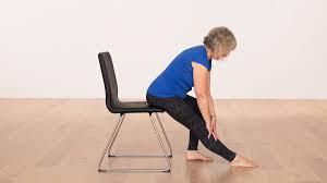 chair yoga sequence for hips and