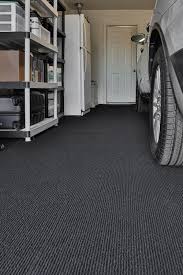 black 10 ft x 22 ft ribbed garage floor