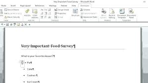 Survey Template Microsoft Word Customer Satisfaction Questionnaire