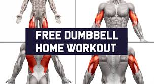 free dumbbell workout plan a total