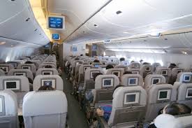 The backbone of this section is from the the international directory of civil aircraft by gerard frawley and used with permission. File Japan Airlines 777 200er Economy Cabin Jpg Wikipedia