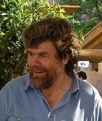 Reinhold messner's most popular book is crystal horizon: Reinhold Messner My Hero