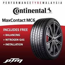 Dedicated areas on maxcontact™ mc6's tread design deliver high levels of performance from the tyre. Continental Maxcontact 6 Mc6 16 17 18 19 Inch Tyre Free Installation Lazada