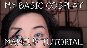 my basic cosplay makeup tutorial you