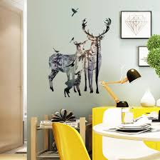 Deer Forest Decals Wall Stickers