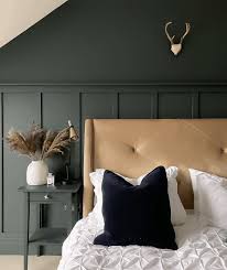 Darker bedroom paint colors work really well if you balance the rest of the color scheme carefully: The 15 Best Bedroom Paint Colors That Aren T White Emily Henderson