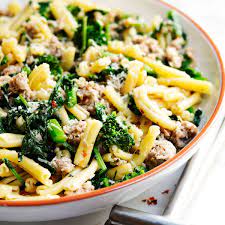 broccoli rabe and sausage pasta pinch
