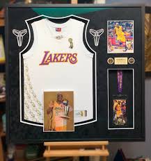 Download and print these kobe bryant coloring pages for free. 10 Plus Ways To Frame A Signed Kobe Bryant Jersey Jacquez Art Jersey Framing