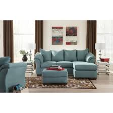 darcy sofa chaise in sky 7500618
