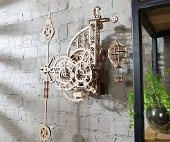 Functional Wooden Pendulum Wall Clock