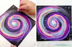 Thanks for watching our channel. Awesome Galaxy Chalk Pastel Art Project For Kids Projects With Kids