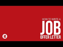 job offer letter with templates