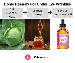 home remes for under eye wrinkles