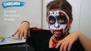 step by step zombie face paint tutorial