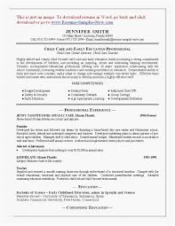 22 Most Useful Child Care Resume Objectives Free Resume