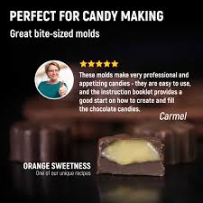 Beautiful molded chocolates are surprisingly easy to create at home. Silicone Candy Molds 5 Recipes Ebook 6 Pack Smart Molds
