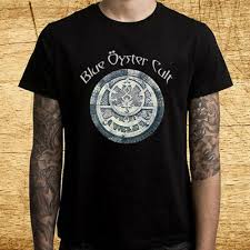 New Blue Oyster Cult Black Blade Logo Mens Black T Shirt Size S 3xl Ebay