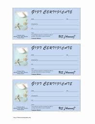 free printable spa gift certificate