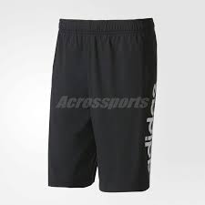 Details About Adidas Men Essentials Linear Shorts Sj Sports Training Running Gym Black Bs5026