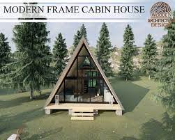 Frame Cabin Plans Cabin House Plans