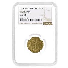 1752 netherlands 1 ducat gold coin ngc