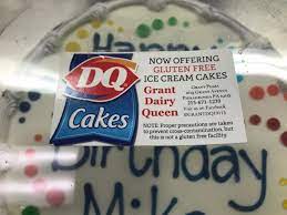 Dairy Queen Gluten Free Cake gambar png