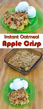 instant oatmeal apple crisp recipe
