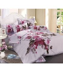 light purple with black chinese bedding