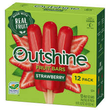 outshine fruit bars strawberry 12