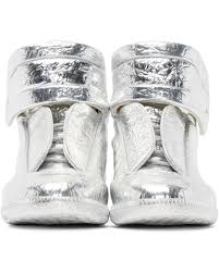 maison margiela silver foil future high