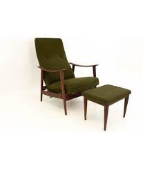 Ella comfort recliner contemporary chairs miami. Westnofa Danish Mid Century Reclining Green Wool Lounge Chair
