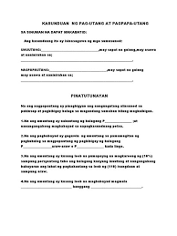 Kasunduan format ~ kasunduan format sangla agreement sample kasunduan the rental agreement or rental contract is drafted on a stamp paper. Full Download Halimbawa Ng Kontrata Sa Pagpapautang File In Pdf Format