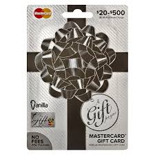 mastercard vanilla non denominational prepaid gift card1 0 ea
