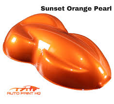 Sunset Orange Pearl Basecoat Clearcoat