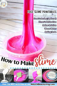 how to make slime with contact solution