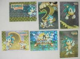 ( 0.0) out of 5 stars. 1993 Topps Sega Sonic The Hedgehog Prism Insert Foil Cards 1 6 Complete Set 9 99 Picclick