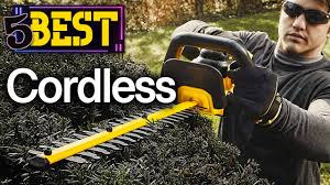 top 5 best cordless hedge trimmers