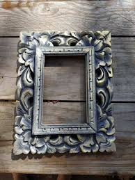 how to whitewash a picture frame step