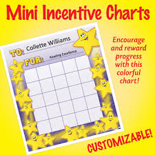 Nsd2207 Smiley Stars Editable Mini Incentive Charts