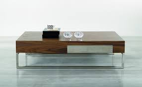 Explore 2 listings for dark wood coffee table with storage at best prices. Contemporary Walnut Coffee Table With Storage Drawer And Chrome Legs Dallas Texas J M 107a