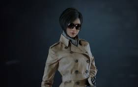 Wallpaper Girl, The game, Glasses, Hair, Game, Hairstyle, Ada Wong, Coat,  Resident evil 2, Rim images for desktop, section девушки - download