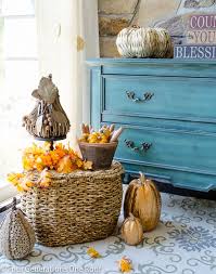 Fall Decorating Mini Room Makeover With