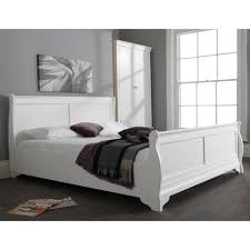 white painted 5 king size sleigh bed