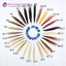 Us 33 75 25 Off Color Ring Color Chart Color Swatch 27 Colors Human Hair Extensions Wholesale Factory Price In Stock In Color Rings From Hair