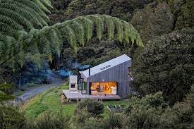 House Sits On A Hillside In New Zealand