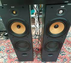b w dm603 s3 main stereo speakers for