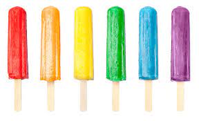 Popsicles In Rainbow Colors Stock Photo - Download Image Now - Flavored  Ice, White Background, Summer - iStock
