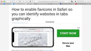 refresh favicons in safari on mac